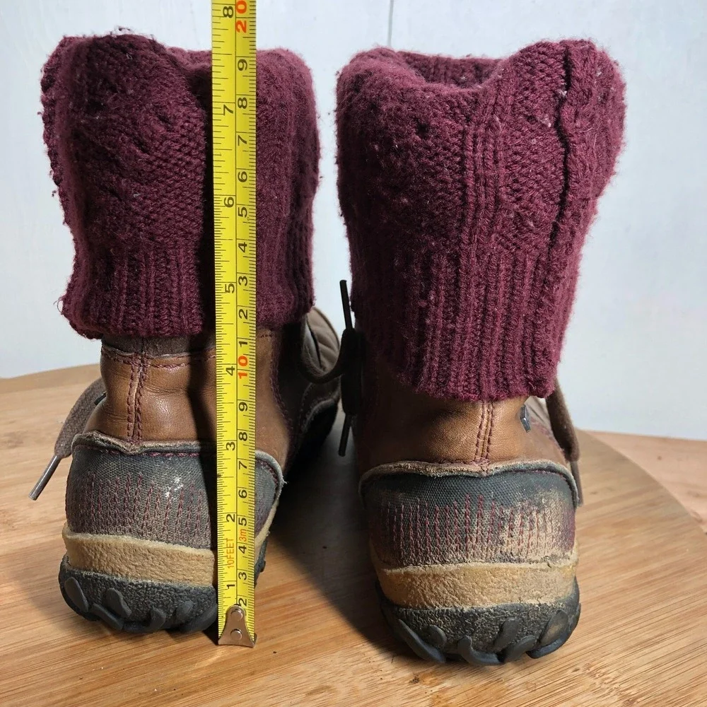 Merrell Dauphine Womens size 8 shoes brown leather waterproof winter boots
